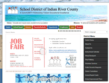 Tablet Screenshot of indianriverschools.org